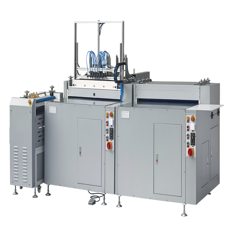 Double-station Semi Automatic Hard Cover Book Making Machine