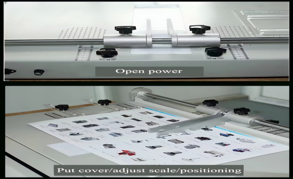 manual hard cover making machine