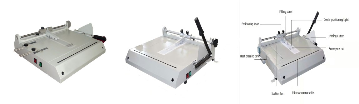 manual hard cover making machine 