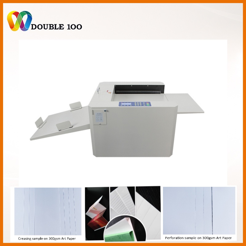 Paper creasing and perforation machine