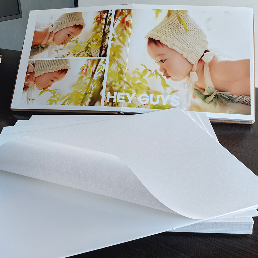 ألبومات الصور البلاستيكية صفائح مصقولة ذاتية اللصق