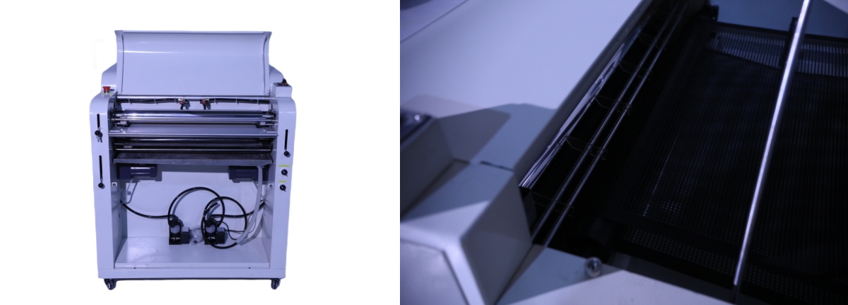 Soft touch laminating machine