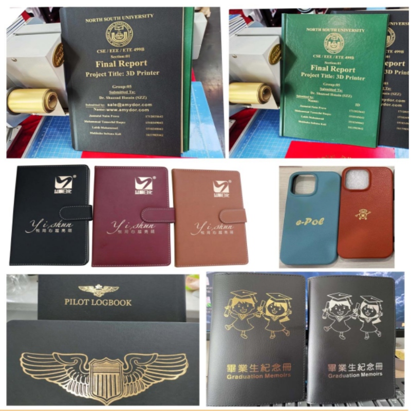 Máquina laminadora de estampado en caliente