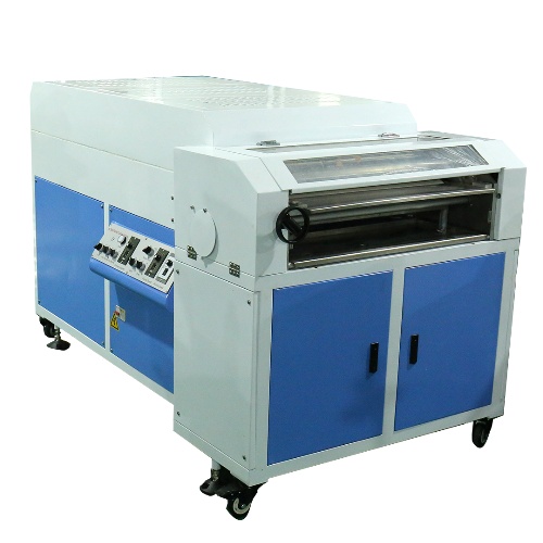 Aqueous flood coating machine