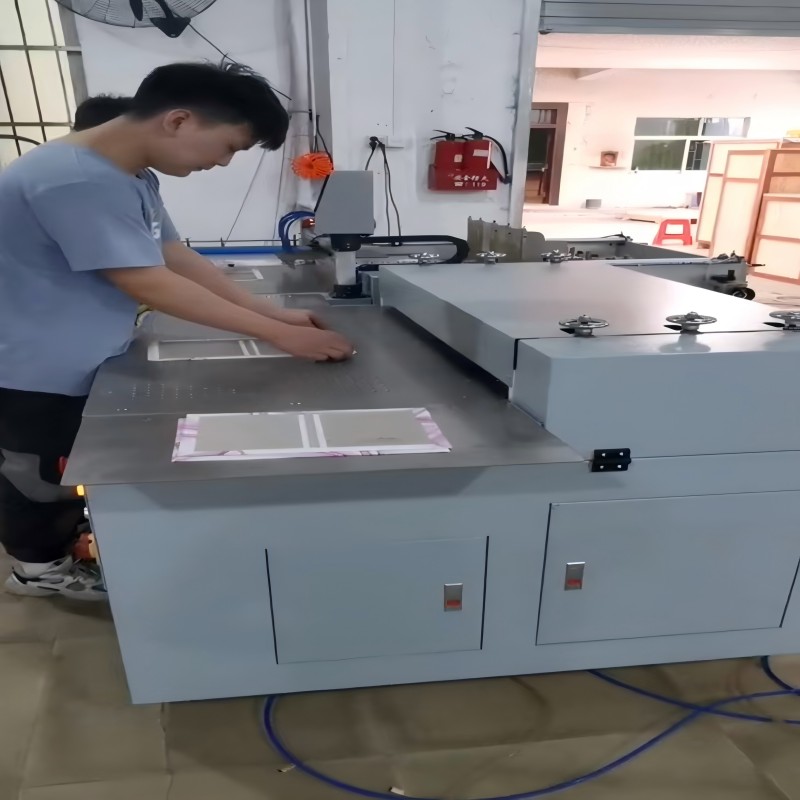 800SC auto machine by two person