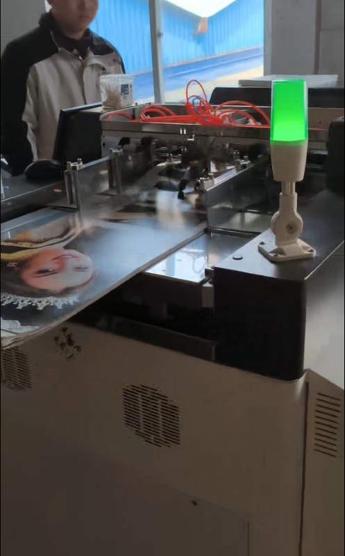 From Online Preview to On-Site Experience: Live Demonstration of QHFS-1860 Photo Album Making Machine