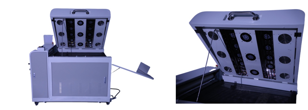 Waterborne flood coating machine